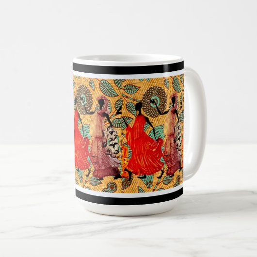 Mug Célébration de Kwanzaa • Danse Afrocentrique (Devant droit)