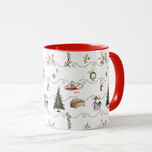 Mug Célébration de la guirlande de Noël de Whoville