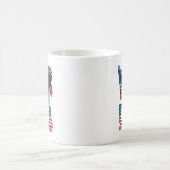 Mug Célébration de la liberté de l'aigle du drapeau am (Centre)