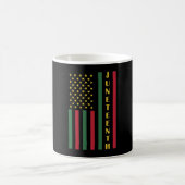 Mug Célébration de la liberté Juneteenth Drapeau améri (Centre)
