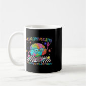 Mug Célébration de la neurodiversité cérébrale Le spec (Gauche)