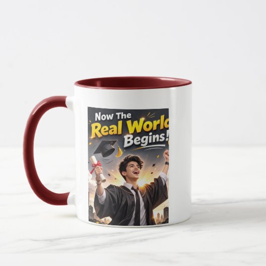 Mug Célébration de la remise des diplômes dorée 2026 (Gauche)