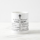 Mug Célébration de la vie Verset de la Bible Souvenir  (Centre)