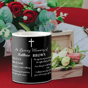 Mug Célébration de la vie Verset de la Bible Souvenir