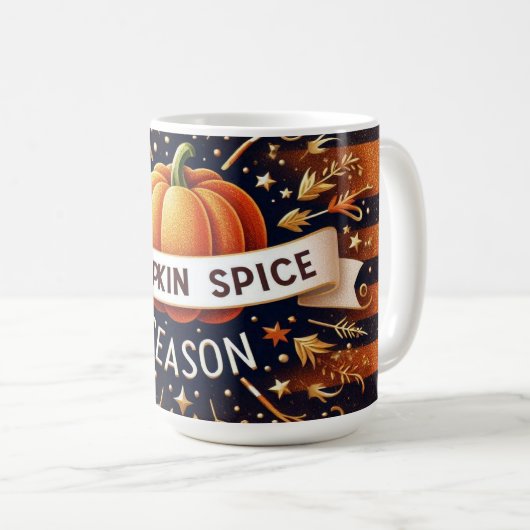 Mug Célébration De L'Arrivée De La Saison Citrouille D (Devant droit)