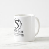 Mug Célébration de l'entreprise Employé 5 ans (Devant droit)