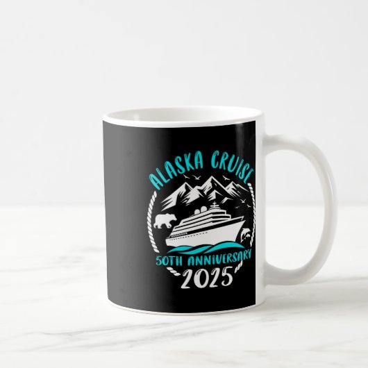 Mug Célébration de mariage pour les 50 ans de mariage (Droite)