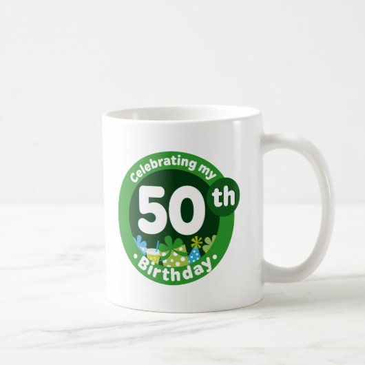 Mug Célébration de mon cinquantième anniversaire (Droite)