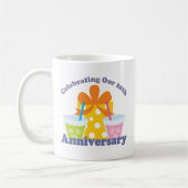 Mug Célébration de notre 20ème cadeau d'anniversaire (Gauche)
