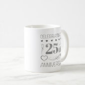 Mug Célébration de notre 25e anniversaire (Devant droit)