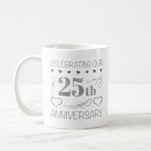 Mug Célébration de notre 25e anniversaire