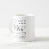 Mug Célébration de notre 50e anniversaire (Devant gauche)