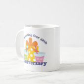 Mug Célébration de notre quarante-sixième cadeau (Devant gauche)