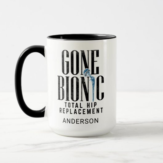 Mug Célébration De Remplacement De Hip Se Bien Bientôt (Gauche)