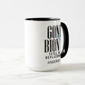 Mug Célébration De Remplacement De Hip Se Bien Bientôt (Devant droit)