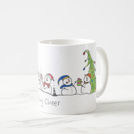 Mug Célébration de Snowman (Devant droit)