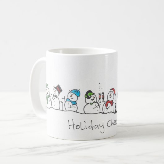 Mug Célébration de Snowman (Devant gauche)