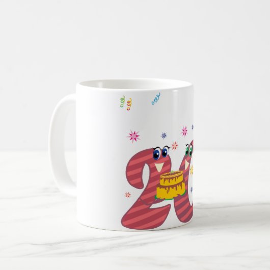 Mug célébration de vingt ans (Devant gauche)