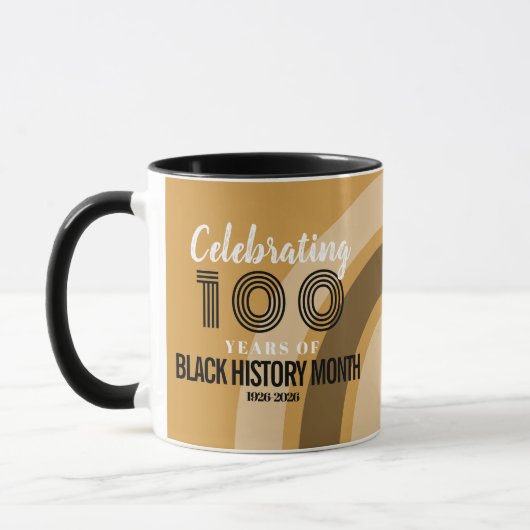 Mug Célébration des 100 ans du Mois de l'histoire des (Gauche)