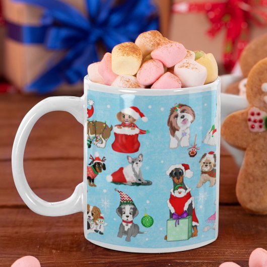 Mug Célébration des chiens de Noël