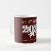 Mug Célébration des diplômés Casquettes 2020 (Devant gauche)