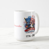 Mug Célébration du 250e anniversaire de l'indépendance (Devant droit)