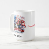 Mug Célébration du 250e anniversaire de l'indépendance (Devant gauche)