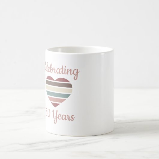 Mug Célébration du 50e anniversaire du Mariage (Centre)