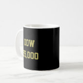 Mug Célébration du Dow 55 000 du marché boursier (Devant gauche)