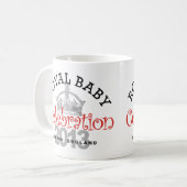 Mug Célébration royale de bébé (Devant gauche)