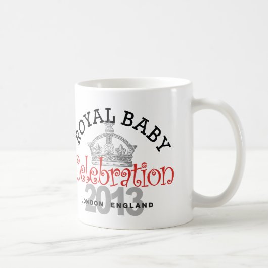 Mug Célébration royale de bébé (Droite)