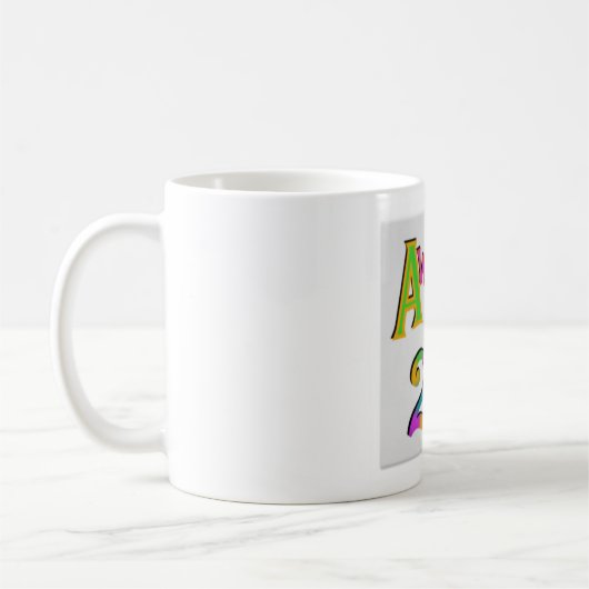 Mug célébration vingt l'impressionnant (Gauche)