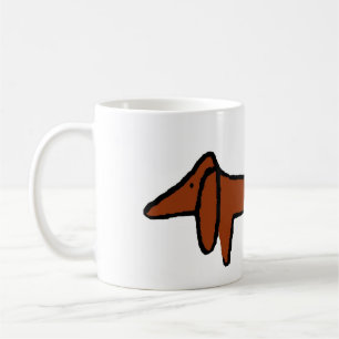 Mug Célèbre Brown Abstrait Dachshund