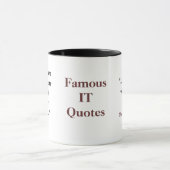 Mug Célèbre IL plaisanterie drôle de recouvrement des (Centre)