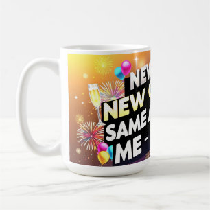 Mug Célébrer 2025 Nouvel An, nouveaux objectifs, même 