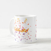 Mug Célébrer Confetti (Devant gauche)