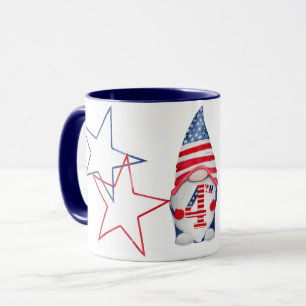 Mug Célébrer Juillet 4 Gnome Indépendance Jour cadeau