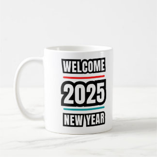 Mug Célébrer la conception du Nouvel An 2025