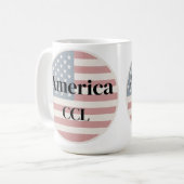 Mug Célébrer le 250e anniversaire de l'Amérique (Devant gauche)