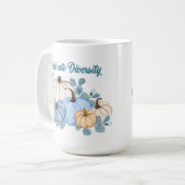 Mug Célébrer le Citrouille de la diversité (Devant gauche)