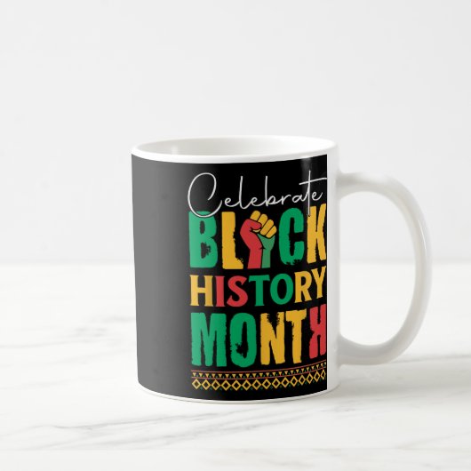 Mug Célébrer Le Mois De L'Histoire Des Noirs Pour Homm (Droite)