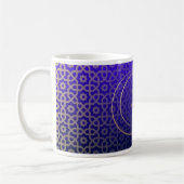 Mug Célébrer Ramadan Kareem Gold Motif Blue (Gauche)