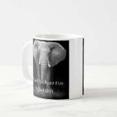 Mug Célébrez la Journée mondiale des éléphants : Conce (Devant gauche)