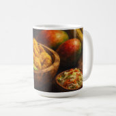 Mug Célébrez la nourriture tropicale avec ce refroidis (Devant droit)