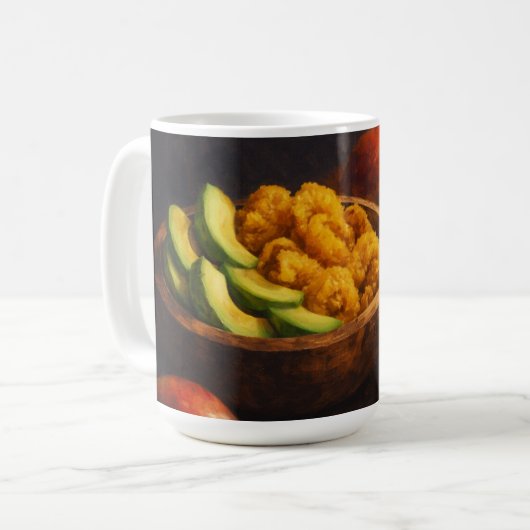Mug Célébrez la nourriture tropicale avec ce refroidis (Devant gauche)