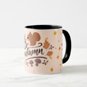 Mug Célébrez la saison d'automne confortable avec une  (Devant droit)
