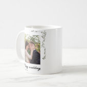 Mug Célébrez l'amour avec un Mariage personnalisé Phot (Devant gauche)