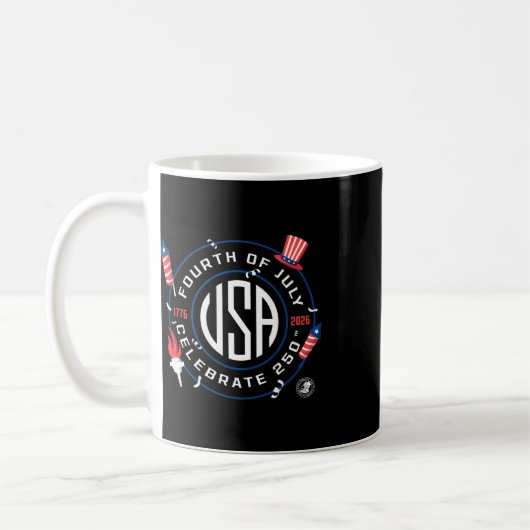 Mug Célébrez le 250-4 juillet (Gauche)