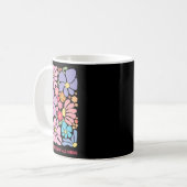 Mug Célébrez Les Esprit De Toutes Sortes Fleurs Neurod (Devant gauche)