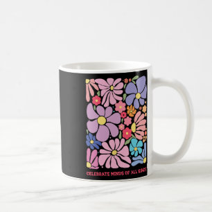 Mug Célébrez les esprits de toutes sortes Fleurs Neuro